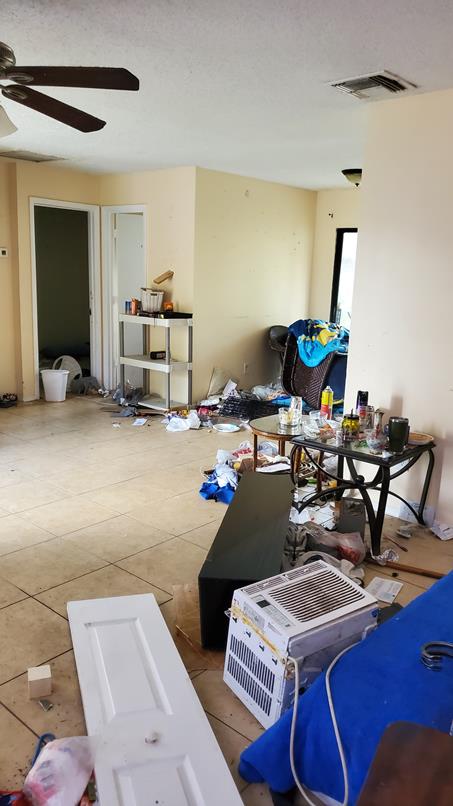 house cleanout in fort pierce, fl after eviction